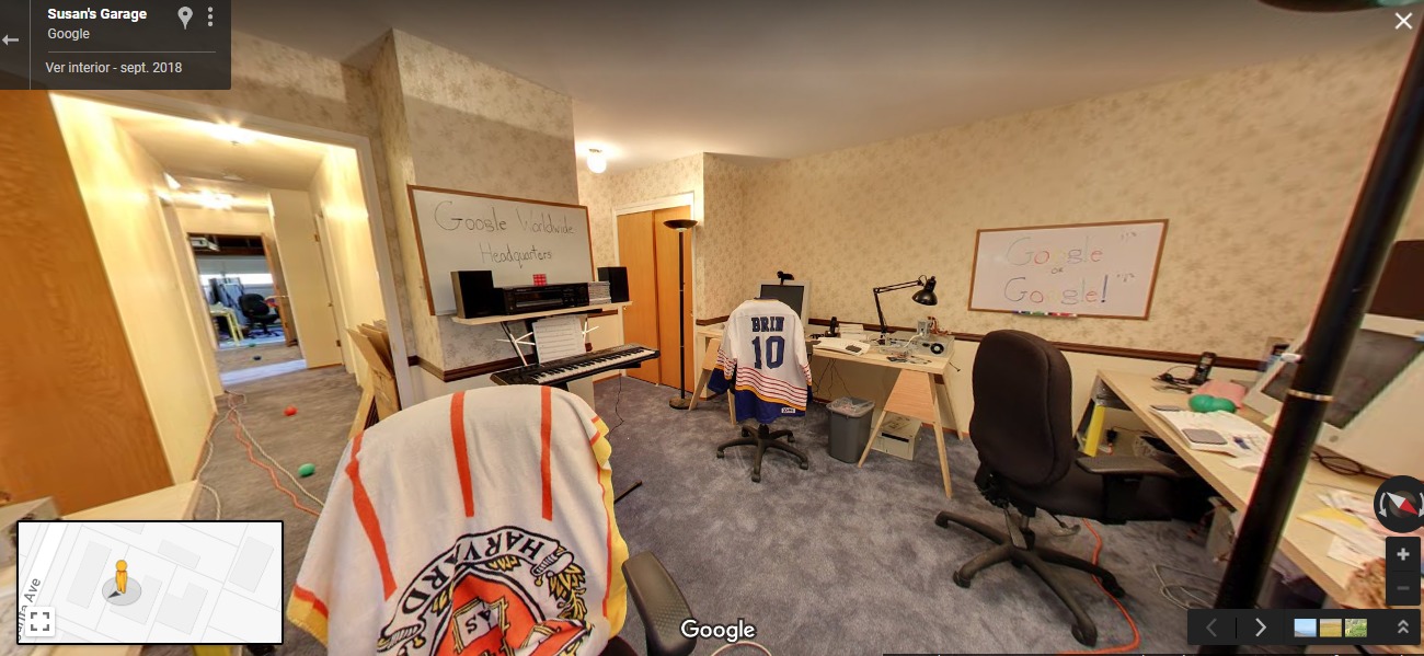 Google celebra sus 20 años y abre las puertas de su primera oficina